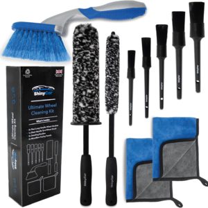 ShinyCar® UK: 10Pcs Ultimate Car Wheel Cleaning Brush Kit