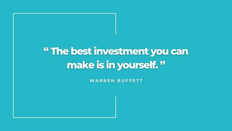 Investing in Your Greatest Asset: Why You Are Your Best Investment