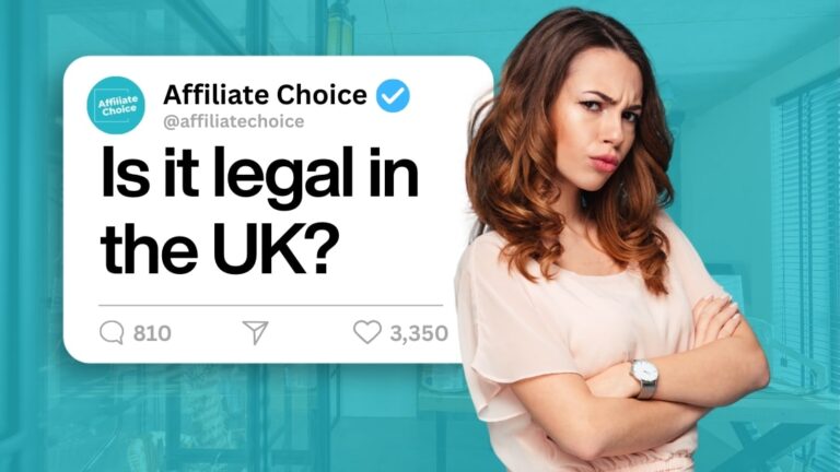 Is affiliate marketing legal in the UK?
