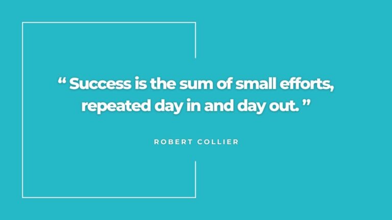 Monday Motivation: How Small Efforts Lead to Big Success