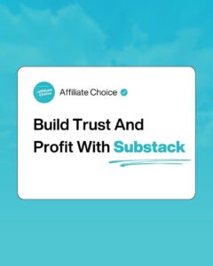 Substack affiliate marketing