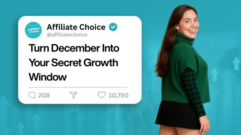 Rebuilding Momentum After Cyber Week: How Smart Affiliates Turn December Into Their Secret Growth Window
